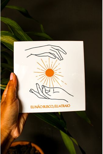 Azulejo Decorativo Eu Atraio Mimo Galeria